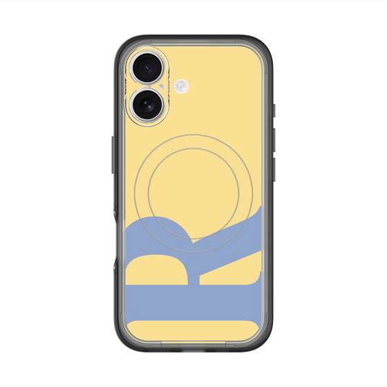 スリムプロテクションプレミアムケース with MagSafe［ オリジナル - initial color - R yellow ］