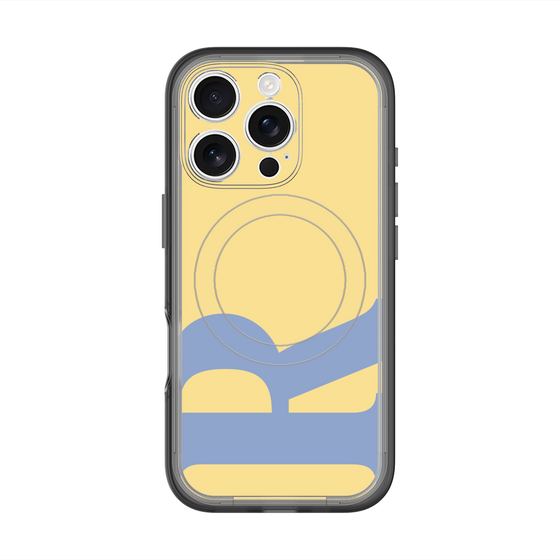 スリムプロテクションプレミアムケース with MagSafe［ オリジナル - initial color - R yellow ］