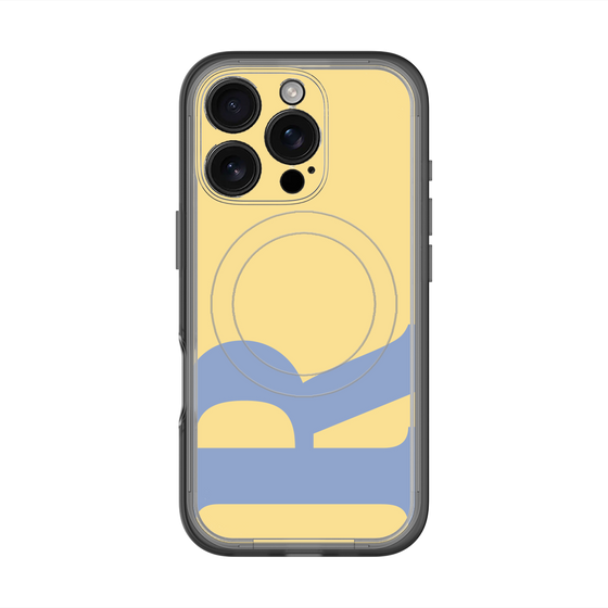 スリムプロテクションプレミアムケース with MagSafe［ オリジナル - initial color - R yellow ］