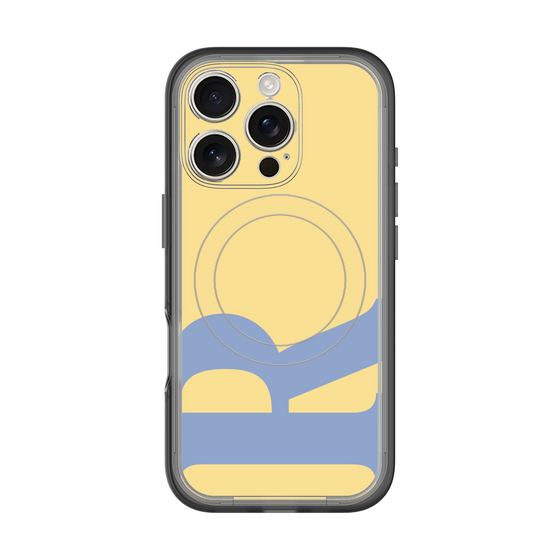 スリムプロテクションプレミアムケース with MagSafe［ オリジナル - initial color - R yellow ］