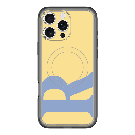 スリムプロテクションプレミアムケース with MagSafe［ オリジナル - initial color - R yellow ］