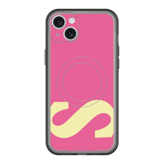 スリムプロテクションプレミアムケース with MagSafe［ オリジナル - initial color - S pink ］