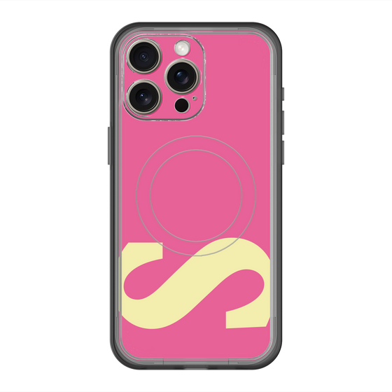 スリムプロテクションプレミアムケース with MagSafe［ オリジナル - initial color - S pink ］
