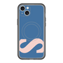 スリムプロテクションプレミアムケース with MagSafe［ オリジナル - initial color - S navy ］