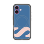 スリムプロテクションプレミアムケース with MagSafe［ オリジナル - initial color - S navy ］