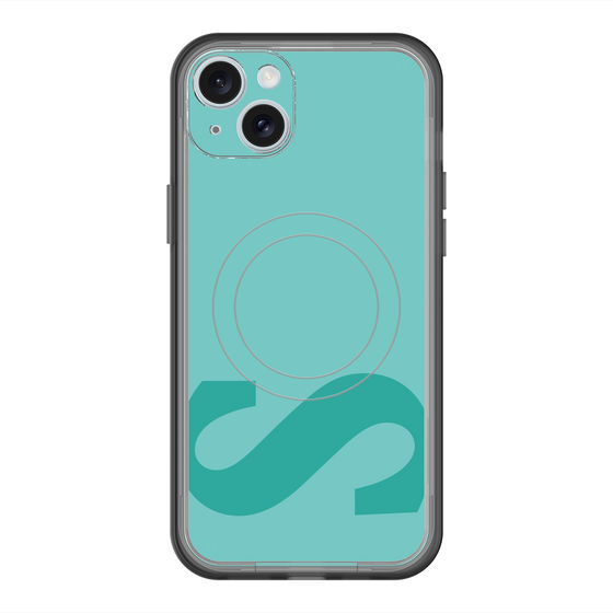 スリムプロテクションプレミアムケース with MagSafe［ オリジナル - initial color - S light green ］