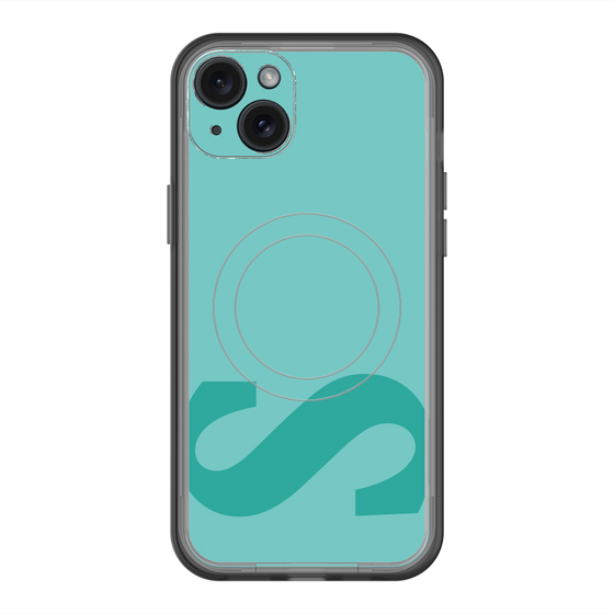 スリムプロテクションプレミアムケース with MagSafe［ オリジナル - initial color - S light green ］