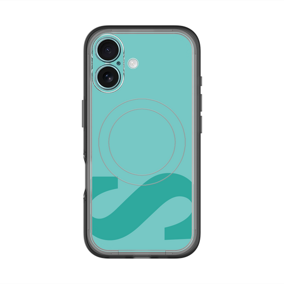 スリムプロテクションプレミアムケース with MagSafe［ オリジナル - initial color - S light green ］