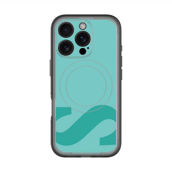 スリムプロテクションプレミアムケース with MagSafe［ オリジナル - initial color - S light green ］