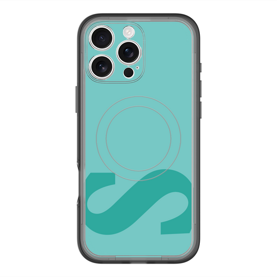 スリムプロテクションプレミアムケース with MagSafe［ オリジナル - initial color - S light green ］