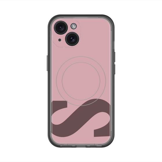 スリムプロテクションプレミアムケース with MagSafe［ オリジナル - initial color - S dusty pink ］