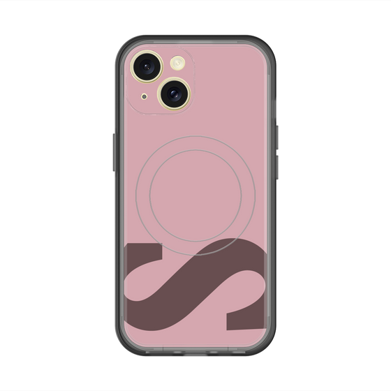 スリムプロテクションプレミアムケース with MagSafe［ オリジナル - initial color - S dusty pink ］