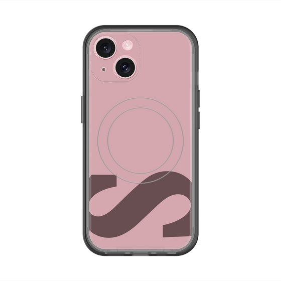 スリムプロテクションプレミアムケース with MagSafe［ オリジナル - initial color - S dusty pink ］