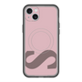 スリムプロテクションプレミアムケース with MagSafe［ オリジナル - initial color - S dusty pink ］
