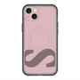 スリムプロテクションプレミアムケース with MagSafe［ オリジナル - initial color - S dusty pink ］