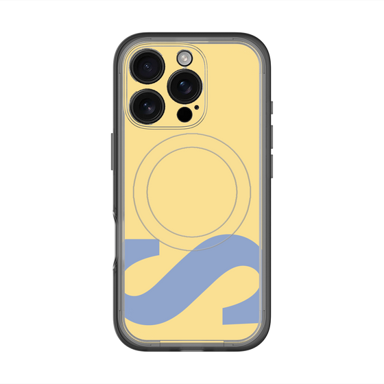 スリムプロテクションプレミアムケース with MagSafe［ オリジナル - initial color - S yellow ］