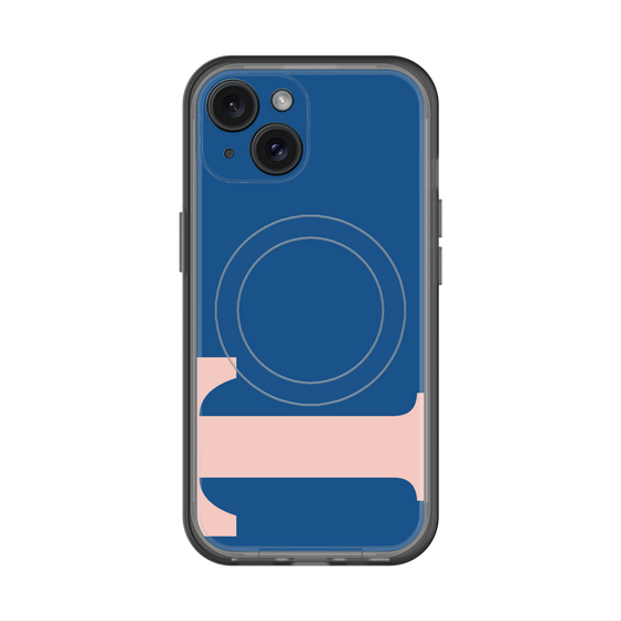 スリムプロテクションプレミアムケース with MagSafe［ オリジナル - initial color - T navy ］