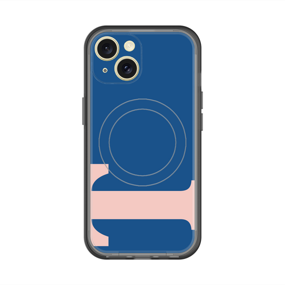 スリムプロテクションプレミアムケース with MagSafe［ オリジナル - initial color - T navy ］