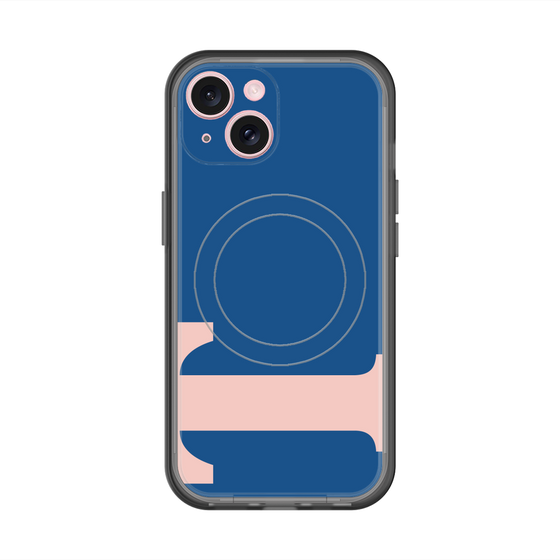 スリムプロテクションプレミアムケース with MagSafe［ オリジナル - initial color - T navy ］