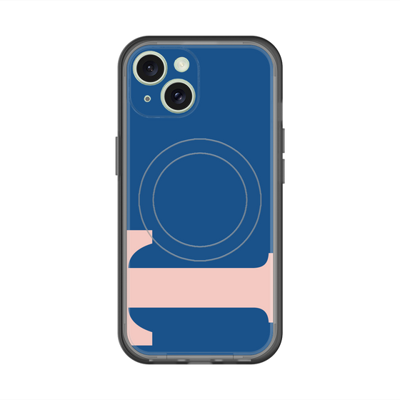 スリムプロテクションプレミアムケース with MagSafe［ オリジナル - initial color - T navy ］