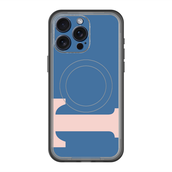 スリムプロテクションプレミアムケース with MagSafe［ オリジナル - initial color - T navy ］