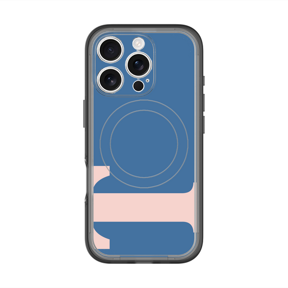 スリムプロテクションプレミアムケース with MagSafe［ オリジナル - initial color - T navy ］