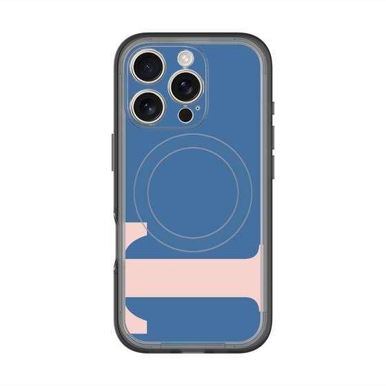 スリムプロテクションプレミアムケース with MagSafe［ オリジナル - initial color - T navy ］