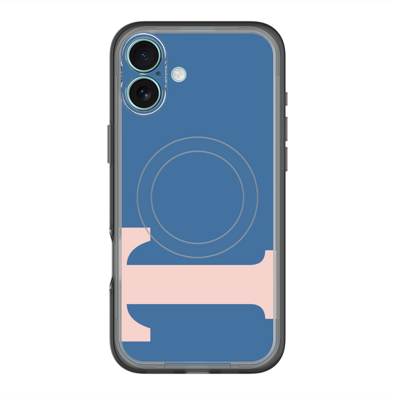 スリムプロテクションプレミアムケース with MagSafe［ オリジナル - initial color - T navy ］