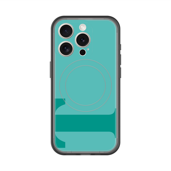 スリムプロテクションプレミアムケース with MagSafe［ オリジナル - initial color - T light green ］