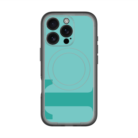 スリムプロテクションプレミアムケース with MagSafe［ オリジナル - initial color - T light green ］