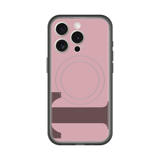 スリムプロテクションプレミアムケース with MagSafe［ オリジナル - initial color - T dusty pink ］