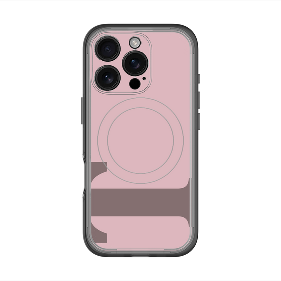 スリムプロテクションプレミアムケース with MagSafe［ オリジナル - initial color - T dusty pink ］