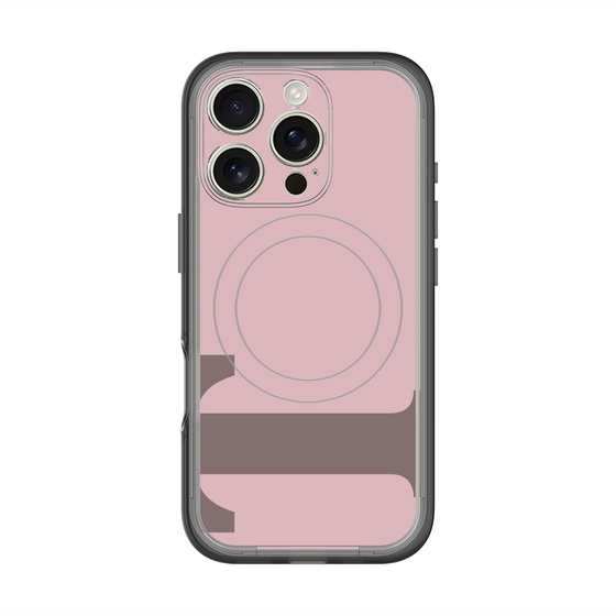 スリムプロテクションプレミアムケース with MagSafe［ オリジナル - initial color - T dusty pink ］