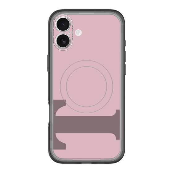 スリムプロテクションプレミアムケース with MagSafe［ オリジナル - initial color - T dusty pink ］