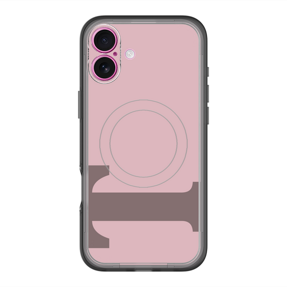 スリムプロテクションプレミアムケース with MagSafe［ オリジナル - initial color - T dusty pink ］