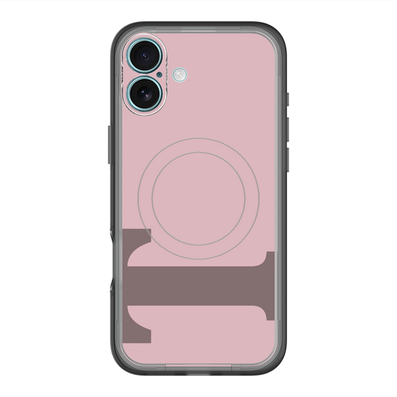 スリムプロテクションプレミアムケース with MagSafe［ オリジナル - initial color - T dusty pink ］