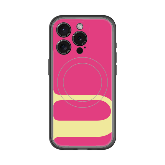 スリムプロテクションプレミアムケース with MagSafe［ オリジナル - initial color - U pink ］