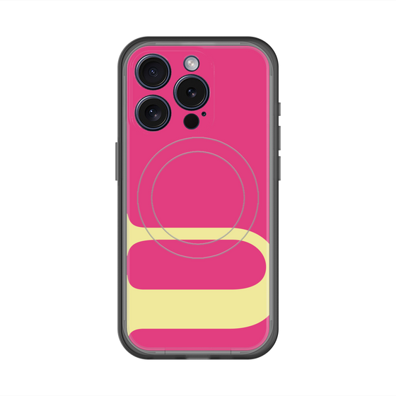 スリムプロテクションプレミアムケース with MagSafe［ オリジナル - initial color - U pink ］