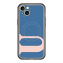 スリムプロテクションプレミアムケース with MagSafe［ オリジナル - initial color - U navy ］