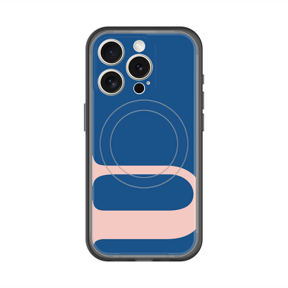 スリムプロテクションプレミアムケース with MagSafe［ オリジナル - initial color - U navy ］