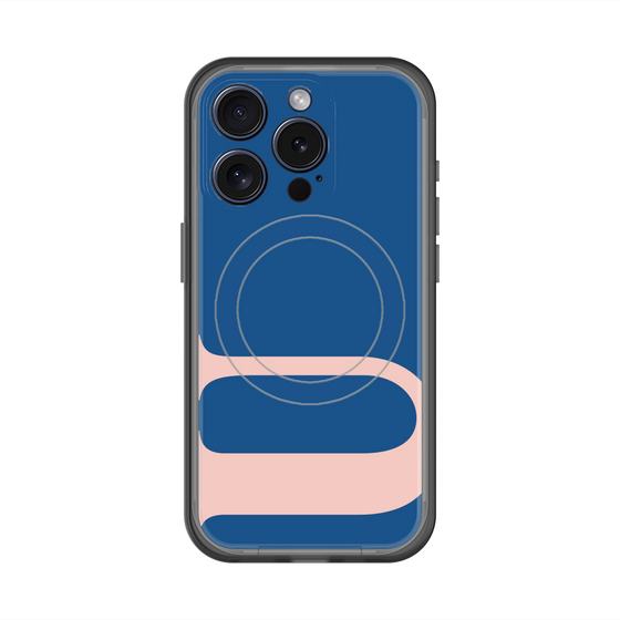 スリムプロテクションプレミアムケース with MagSafe［ オリジナル - initial color - U navy ］