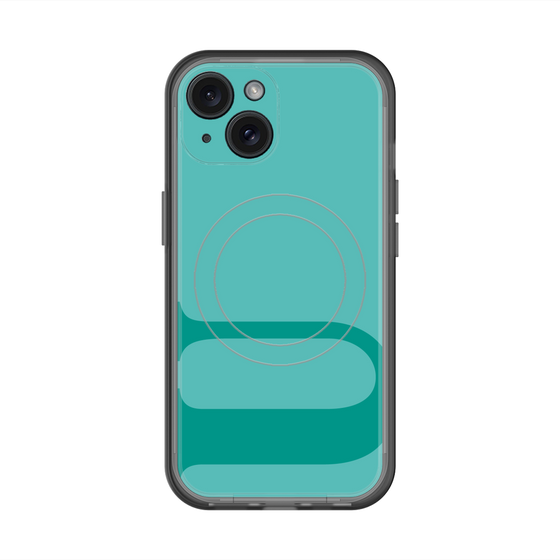 スリムプロテクションプレミアムケース with MagSafe［ オリジナル - initial color - U light green ］