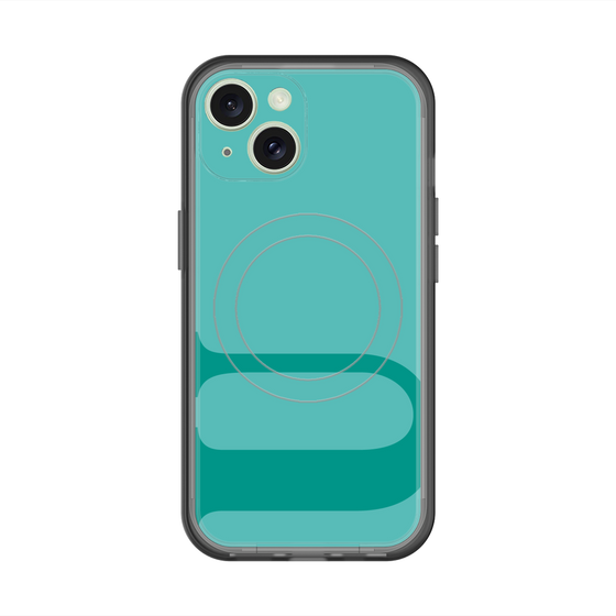 スリムプロテクションプレミアムケース with MagSafe［ オリジナル - initial color - U light green ］