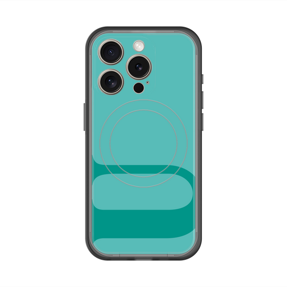 スリムプロテクションプレミアムケース with MagSafe［ オリジナル - initial color - U light green ］