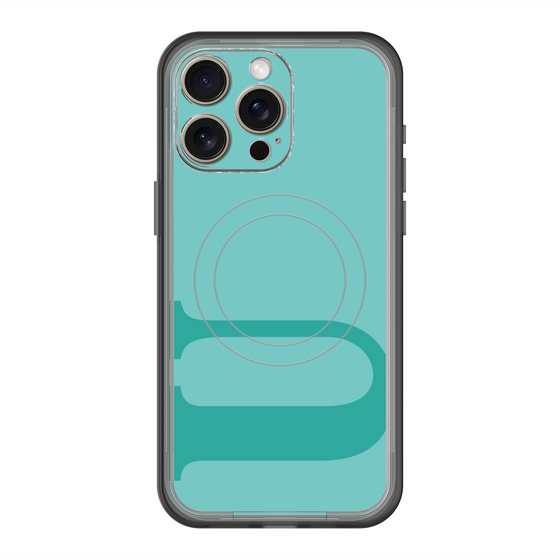 スリムプロテクションプレミアムケース with MagSafe［ オリジナル - initial color - U light green ］