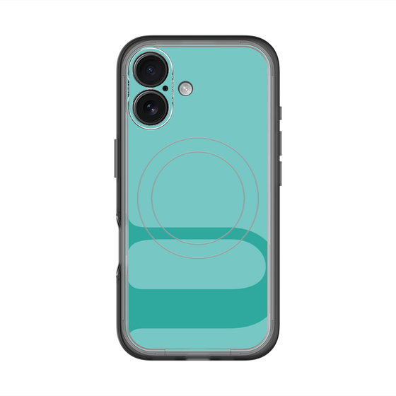 スリムプロテクションプレミアムケース with MagSafe［ オリジナル - initial color - U light green ］