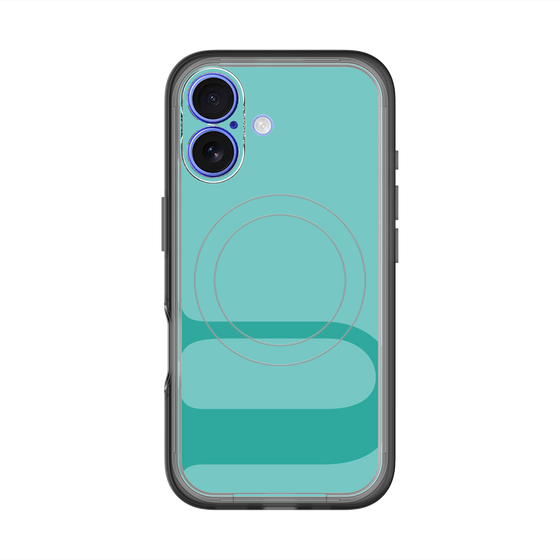スリムプロテクションプレミアムケース with MagSafe［ オリジナル - initial color - U light green ］
