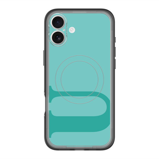 スリムプロテクションプレミアムケース with MagSafe［ オリジナル - initial color - U light green ］
