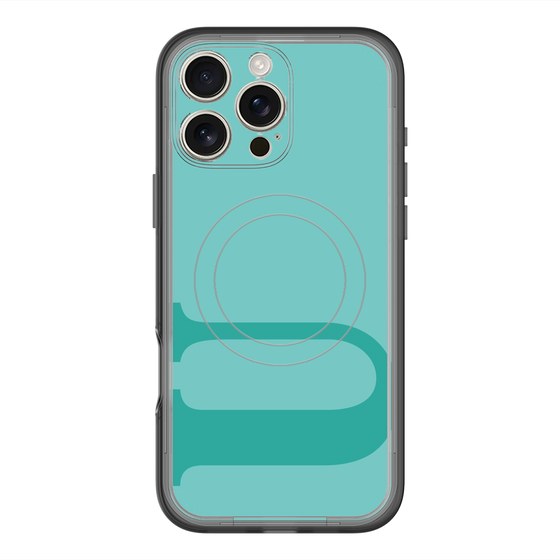 スリムプロテクションプレミアムケース with MagSafe［ オリジナル - initial color - U light green ］