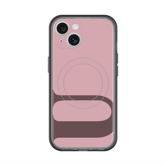スリムプロテクションプレミアムケース with MagSafe［ オリジナル - initial color - U dusty pink ］